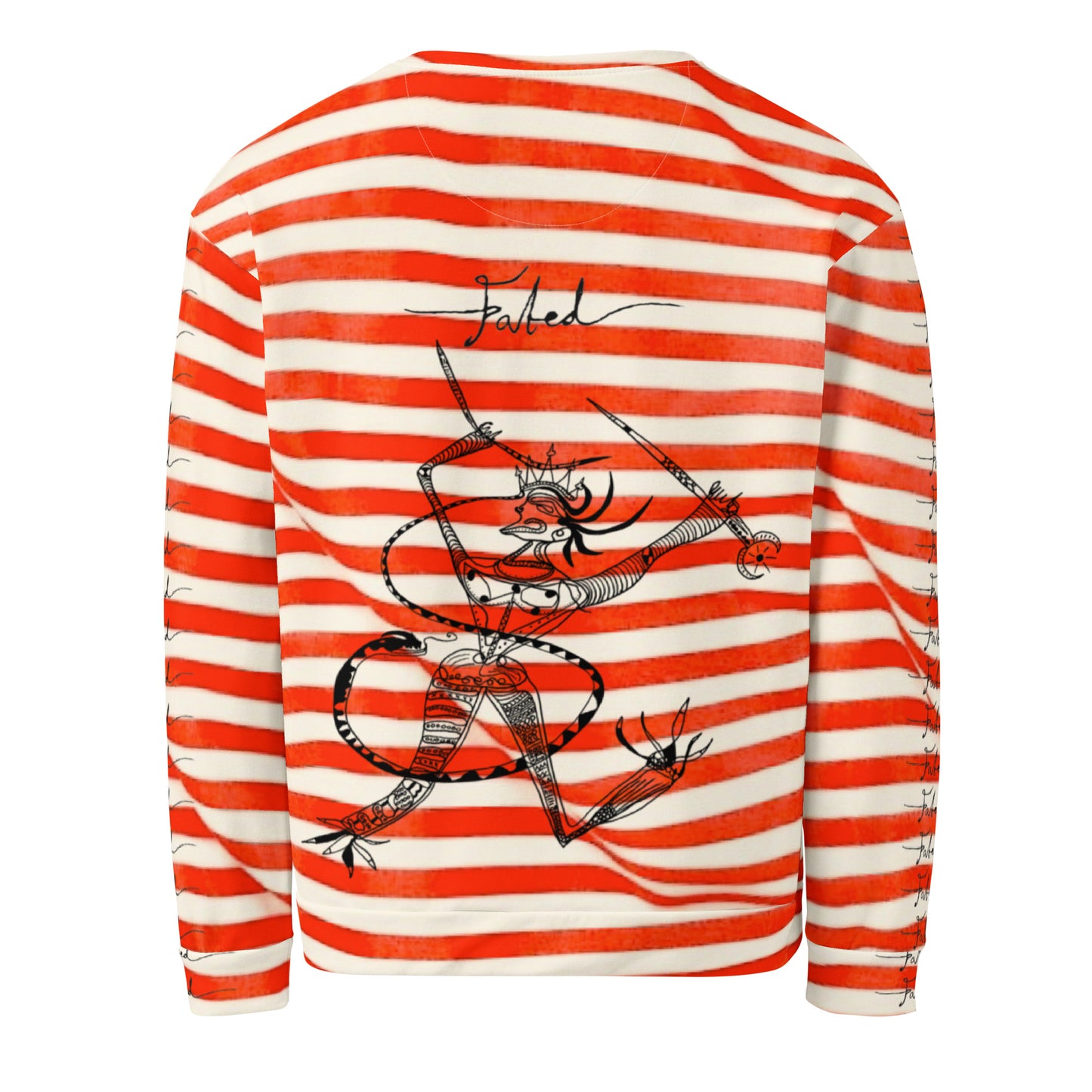 Fated RedStripeWarrior Sweatshirt